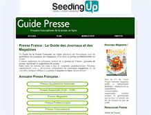 Tablet Screenshot of press-directory.com